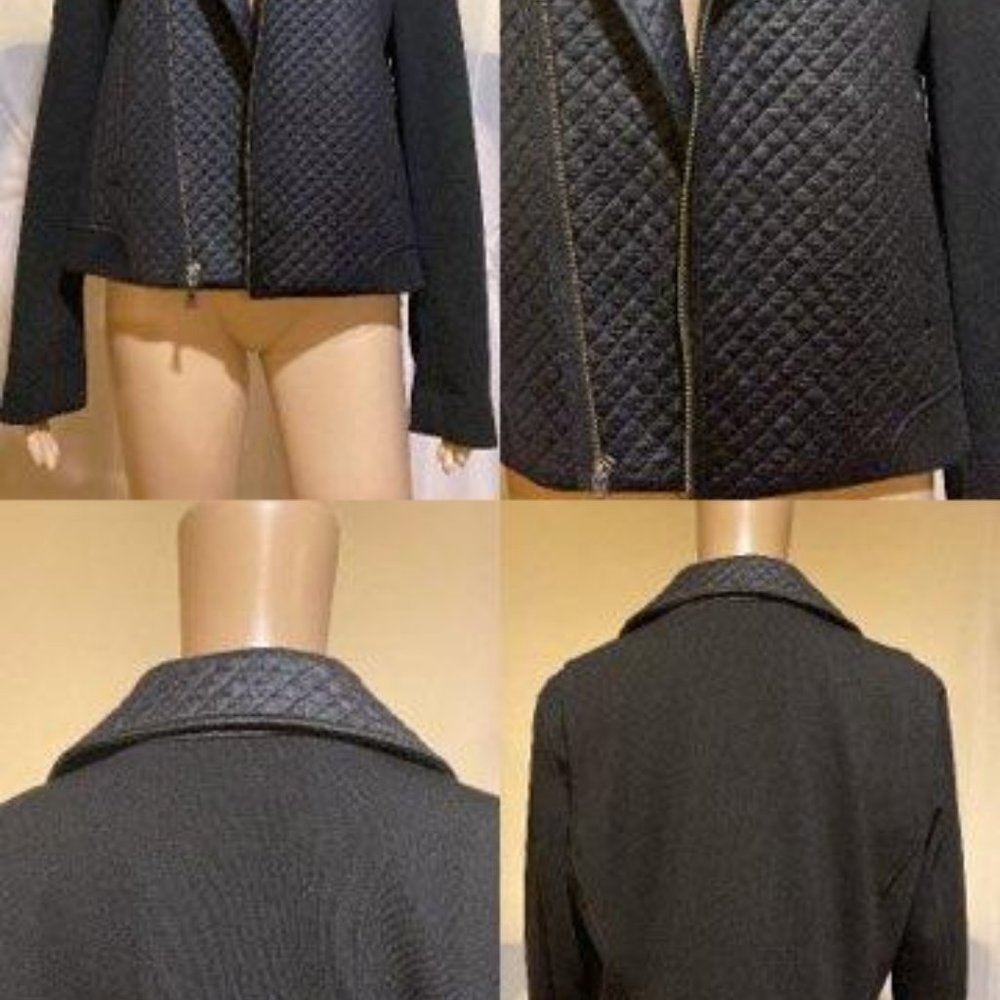 Black Tahari Textured Jacket